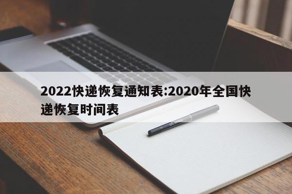 2022快递恢复通知表:2020年全国快递恢复时间表